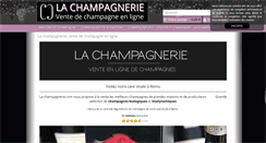 Desktop Screenshot of la-champagnerie.com