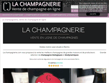 Tablet Screenshot of la-champagnerie.com